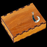 Matau Gift Box NZ Wooden Fish Hook Keepsake